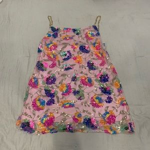 Sparkly mini dress